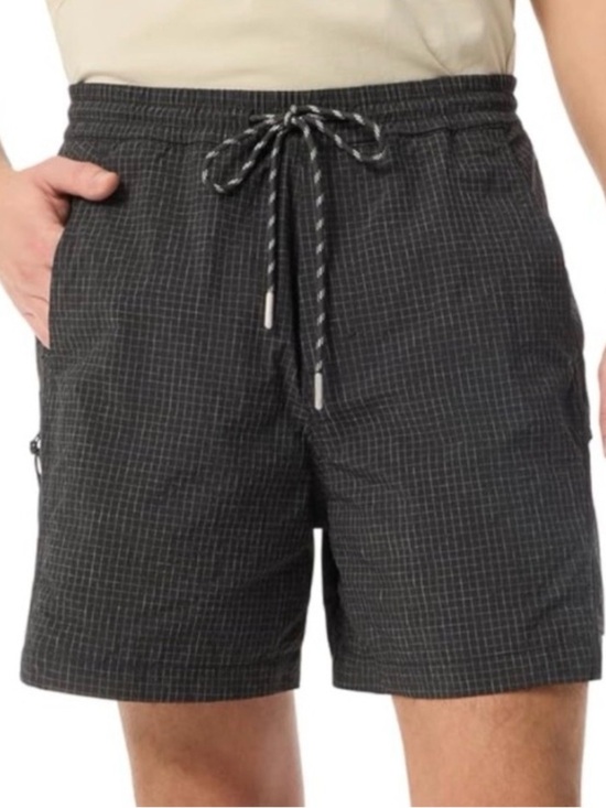 Cross Eyed Moose Other - Cross Rivers Black Pull on Water Repellent Hybrid Cargo Short with Pockets M